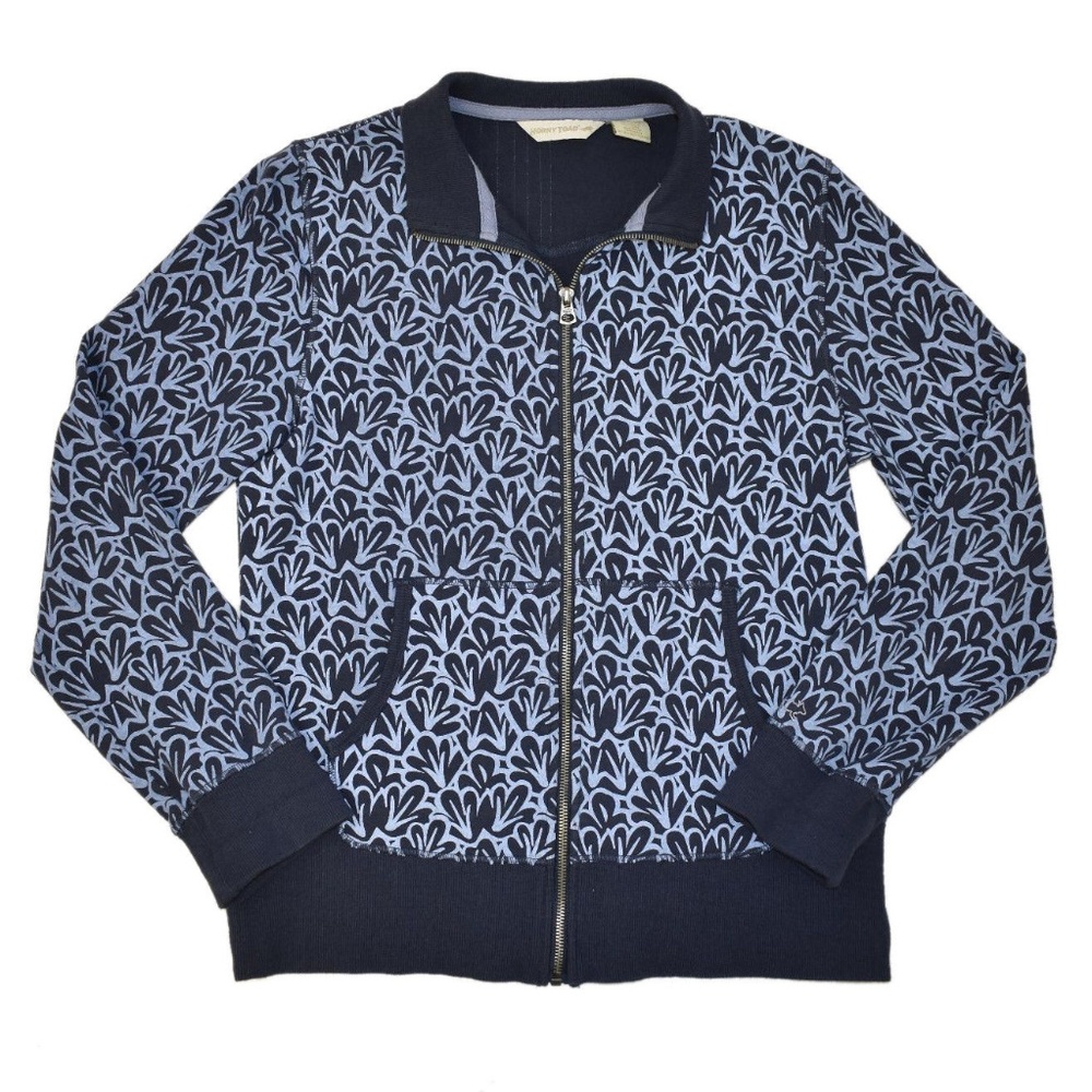 Horny Toad&Co Jacket Medium Zip-Up Blue Floral